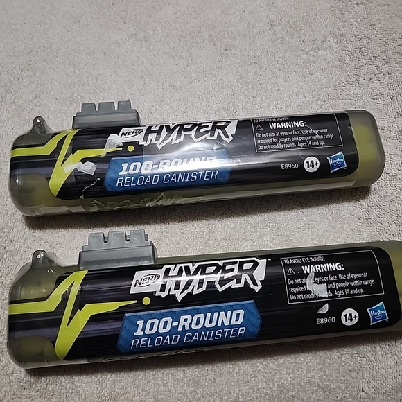 NERF Hyper Reload Canister - Black and Yellow - Picture 2 of 3
